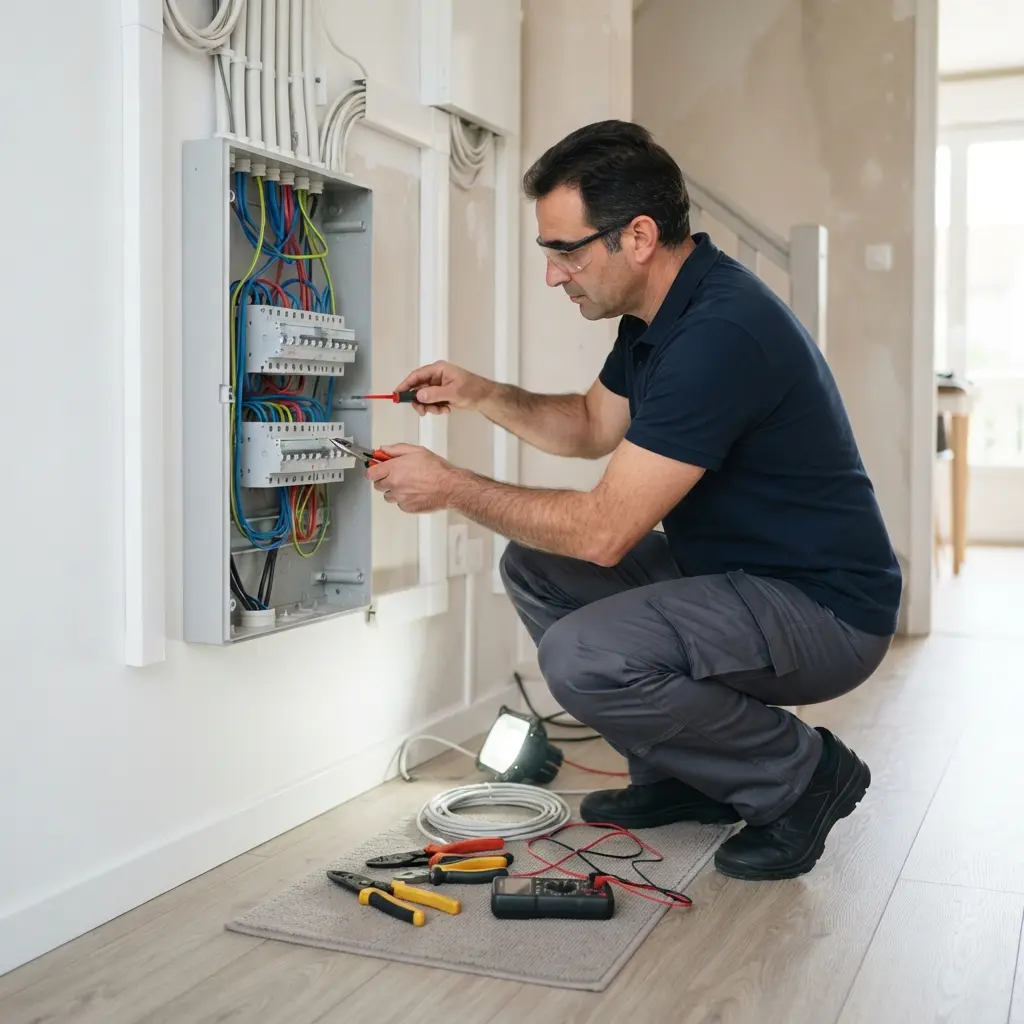 Comment se déroule la rénovation électrique à Montsoult ?