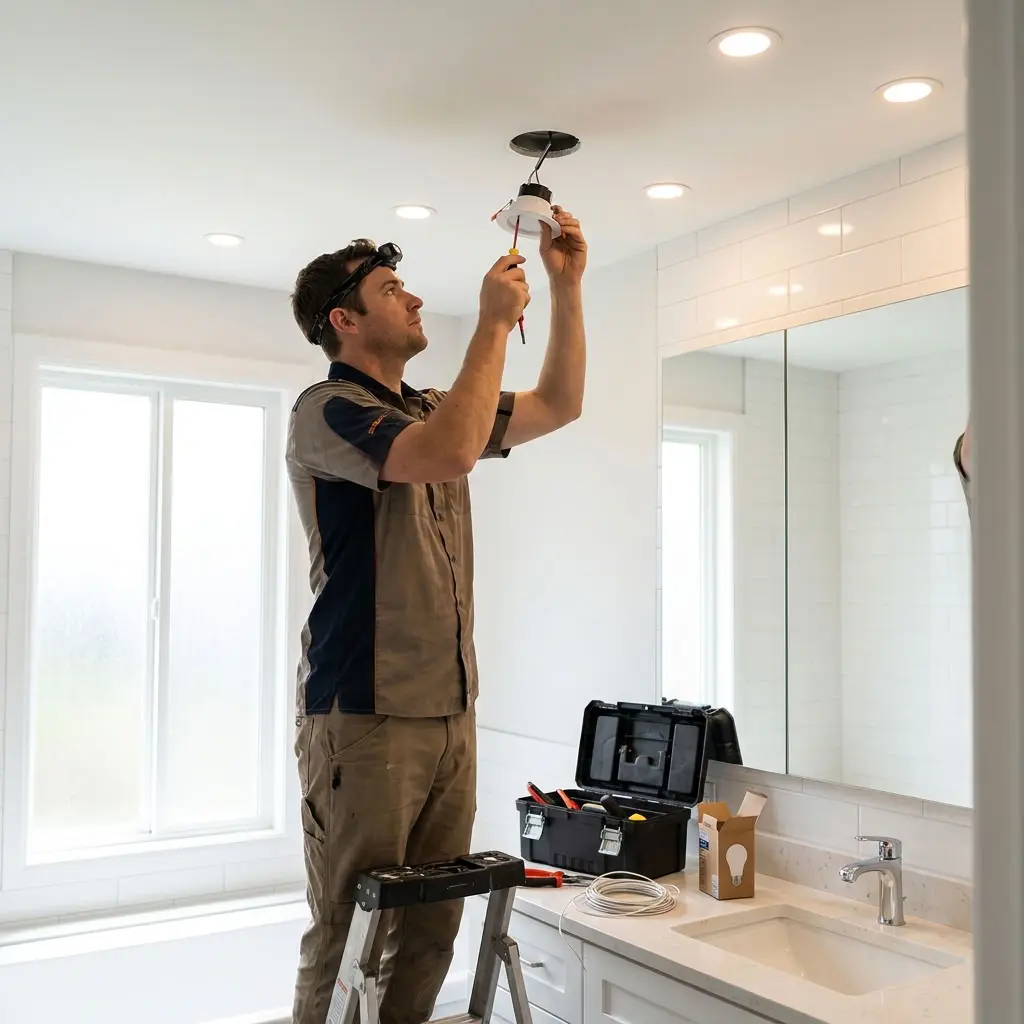 Guide pratique pour installer un éclairage LED dans votre salle de bain