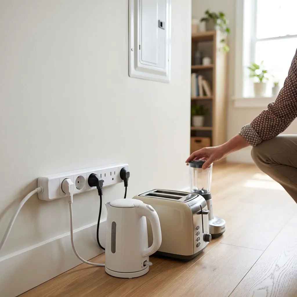 Électricité et petits appareils : éviter la surcharge de vos multiprises